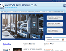 Tablet Screenshot of geosystemsindia.com